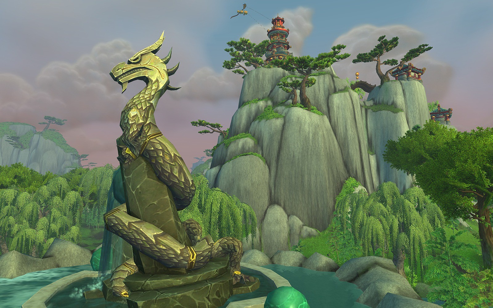 Нефритовый лес World of Warcraft рисунок игра загрузить
