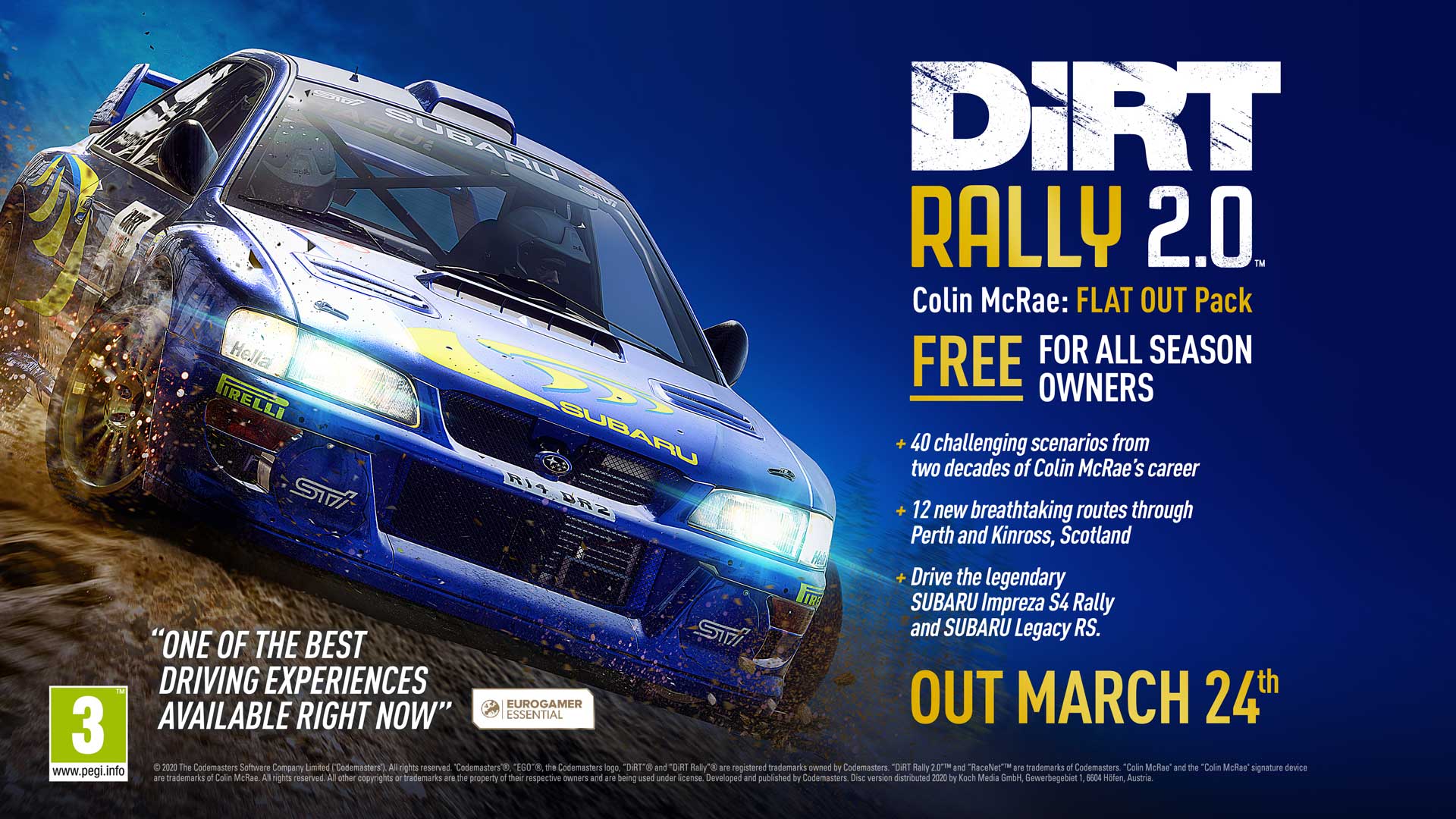 DiRT Rally 2.0 Flat Out logo
